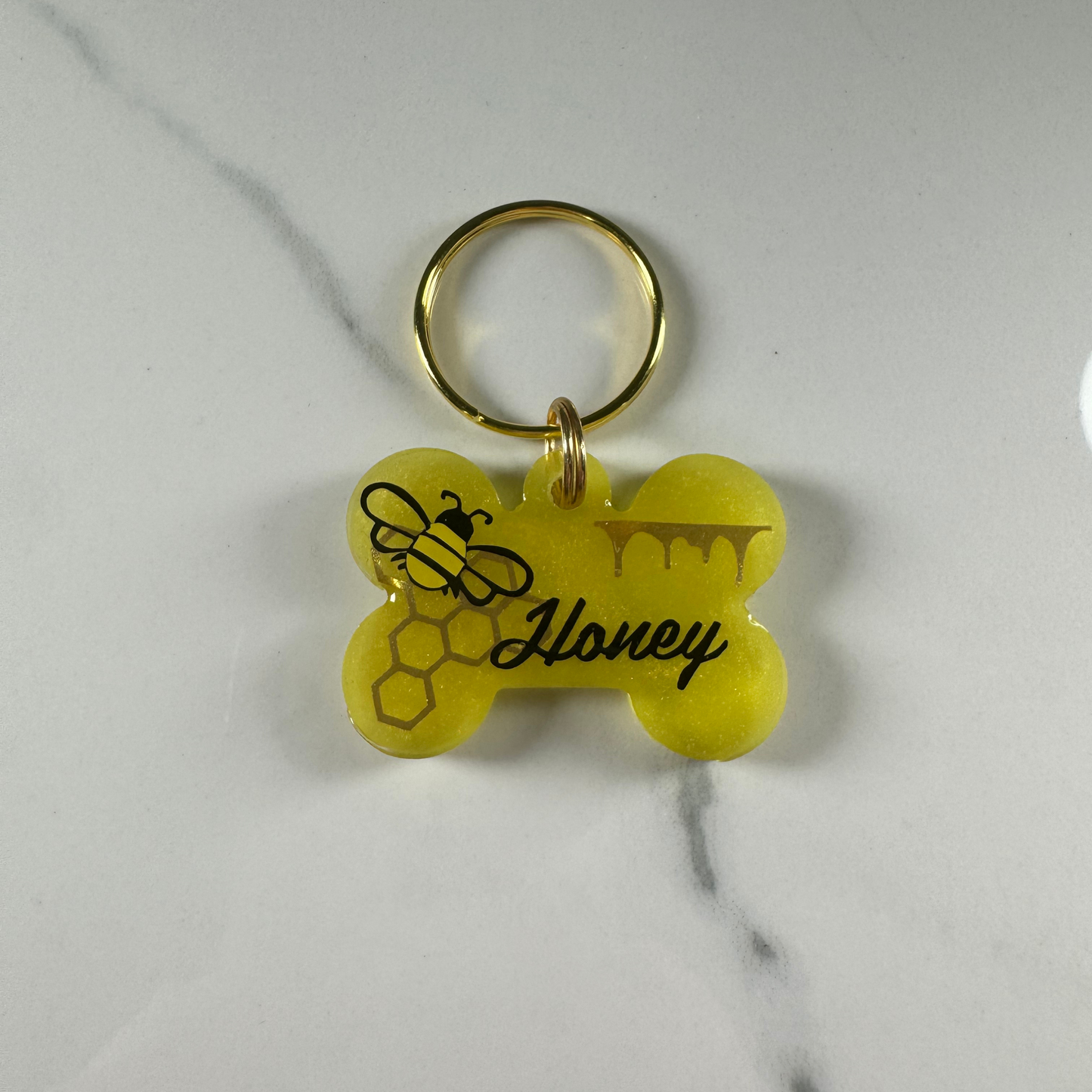 Honey Themed Dog Tag